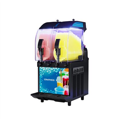 I-PRO SLUSH DISPENSER, 2 INSULATED 2.9 G. BOWLS, MECHANICAL, WITH UV LIGHTS AND LIGHTED PANEL